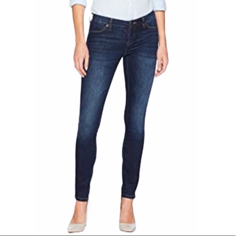 NEW BLANK NYC Jeans Anthropologie Skinny Jeans blue wash High Rise NEW Size 24